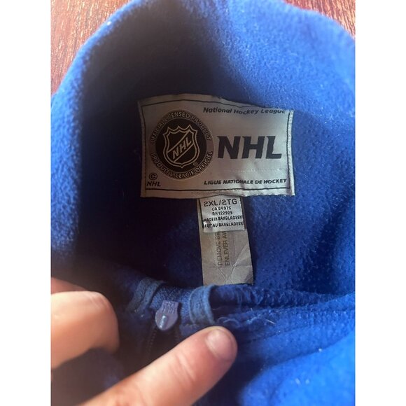 Vancouver Canucks NHL Knit Sweater Women's 2XL Logo Fan Long Sleeve Blue - Picture 3 of 7